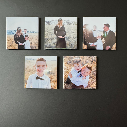 5 Pack Custom Photo Magnets